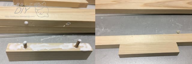 折り畳み式！木製ノートパソコンスタンド　木釘で連結