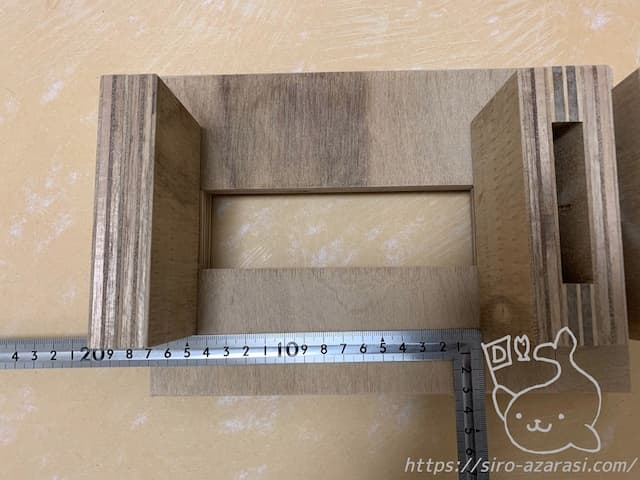 木工バイス　挟む部分のサイズ