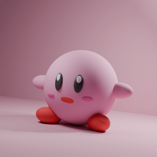 星のカービィ　3D CG