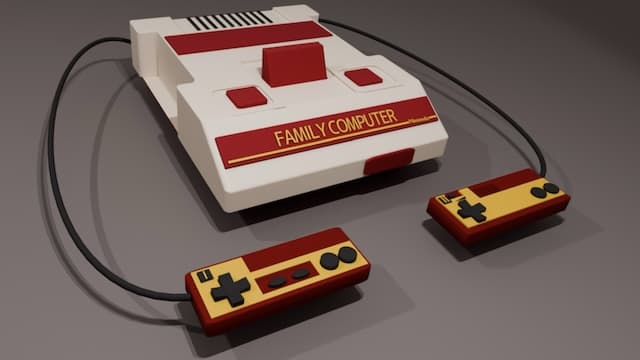 ファミコン 3D CG