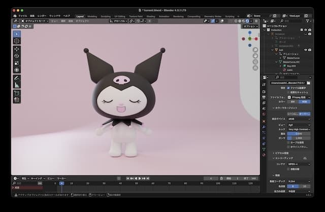 おめめを瞑った所