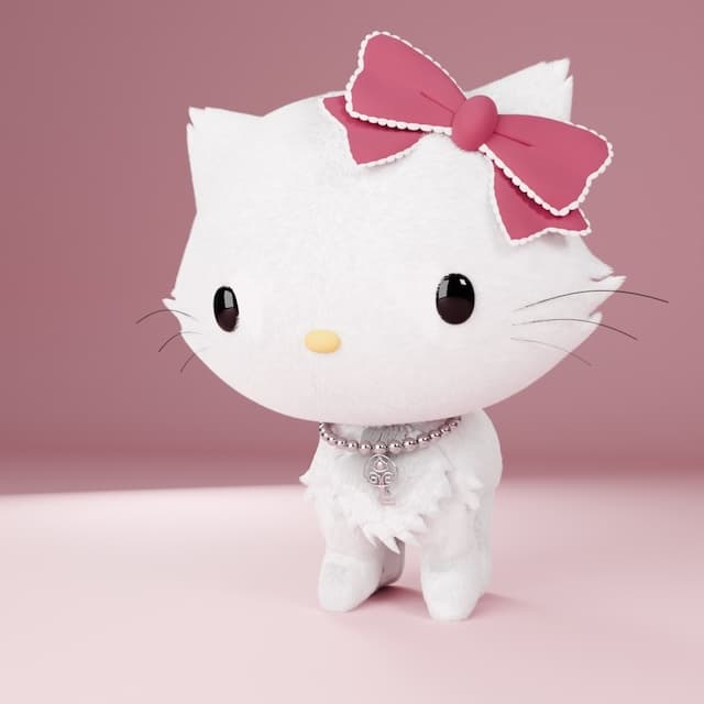 チャーミーキティ 3Dモデル